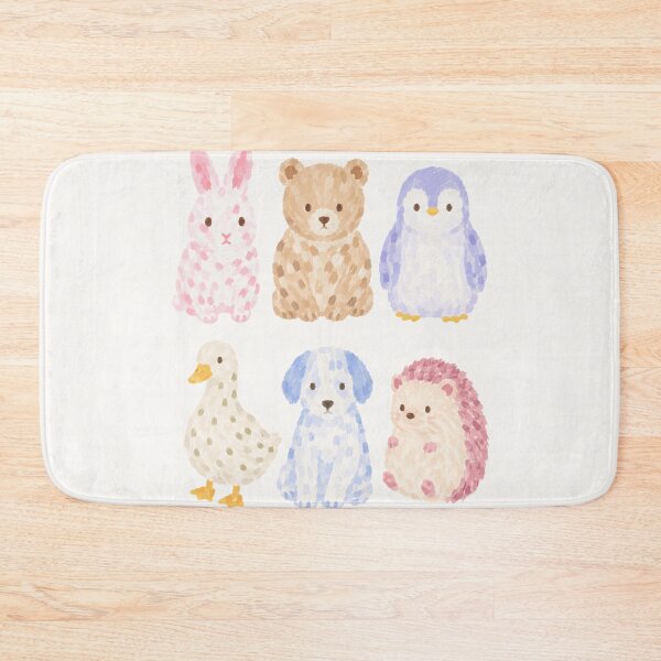 Item preview, Cute Watercolor Animal Friends Laptop Journal Decor designed and sold by bosamji.