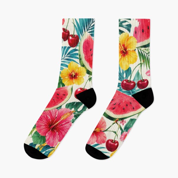 Item preview, Summer Fun Watermelon, Cherries And Flowers designed and sold by Tau Tia L Douglass.