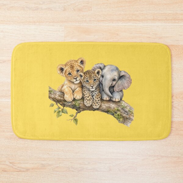 Item preview, Cute Safari Animals on Tree Branch  | Watercolor Nursery Art designed and sold by PAPIRO SIGLO XXI.