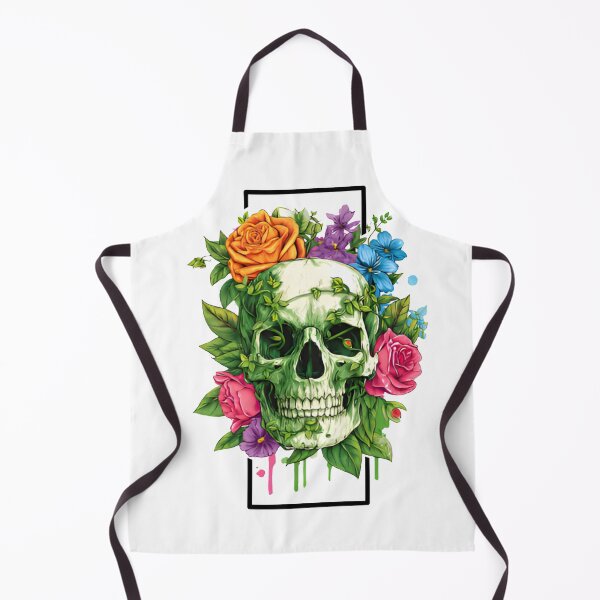 Item preview, Skull With Flowers designed and sold by Ufeniksa.