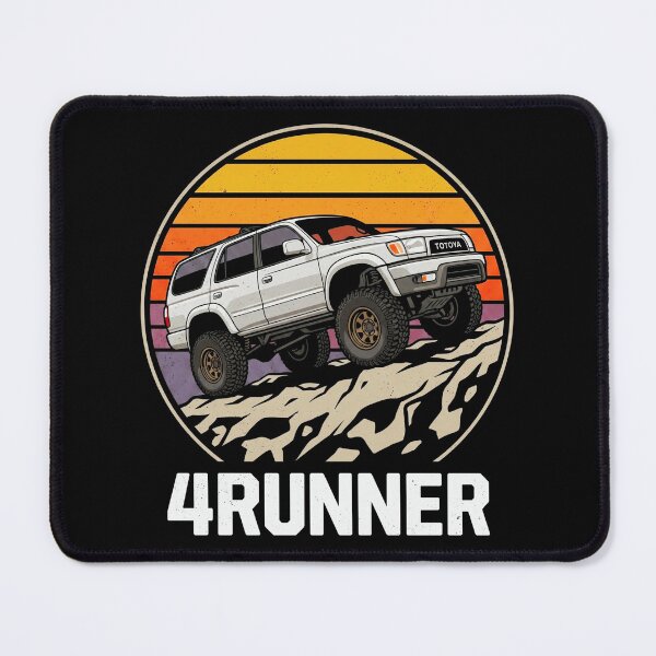 Item preview, Retro Style Silver 3rd Gen 4Runner 4x4 Retro Sunset designed and sold by Off-Road-Zone.