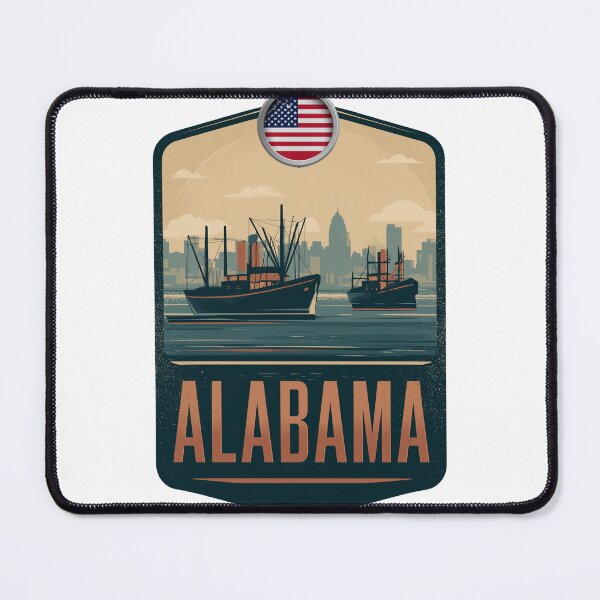 Item preview, Alabama USA Illustration designed and sold by GoldenAurora91.