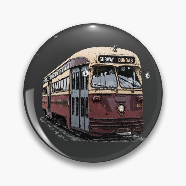 Item preview, Vintage Toronto Streetcar | TTC PCC Transit Color Illustration designed and sold by VoglR.