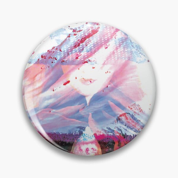 Item preview, Mystical Mountain Lotus Dream Surreal Collage designed and sold by NornAxiom.
