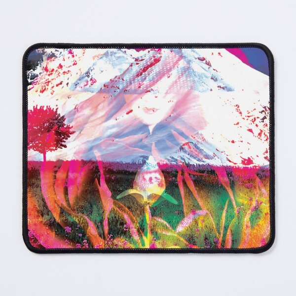 Item preview, Mystical Mountain Lotus Dream Surreal Collage designed and sold by NornAxiom.