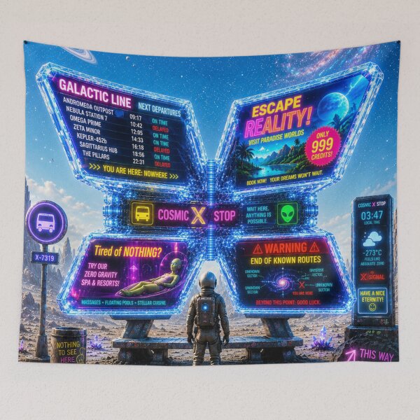 Item preview, Copy of The Last Cosmic Bus Stop designed and sold by LAPUTIK.