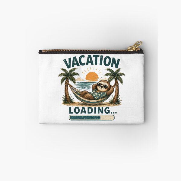 Item preview, Vacation Loading Sloth Funny Summer Vacation Design  designed and sold by Kama-woszczyk.