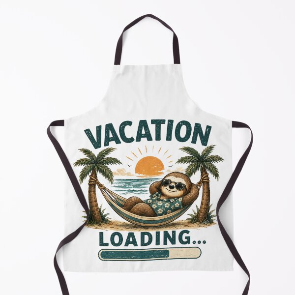 Item preview, Vacation Loading Sloth Funny Summer Vacation Design designed and sold by Kama-woszczyk.
