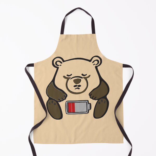 Item preview, Social Battery 0% Bear Design – Funny Introvert Minimalist One-Color Design for Tired Introverts & Low-Energy Humor Gifts designed and sold by AbderraimArt.