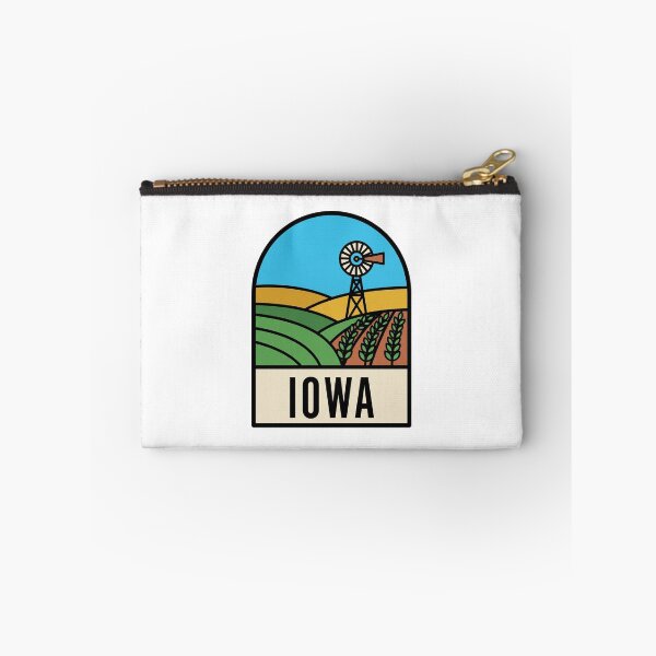 Item preview, Retro Iowa Farmland Windmill Pop Art Travel Badge designed and sold by Paper Drip.