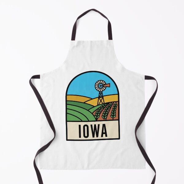 Item preview, Retro Iowa Farmland Windmill Pop Art Travel Badge designed and sold by Paper Drip.
