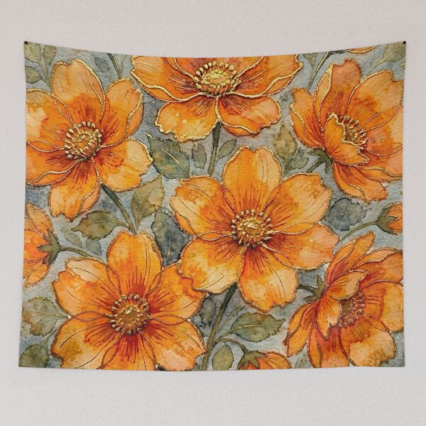 Item preview, Orange Flower  designed and sold by GraphicsClub.