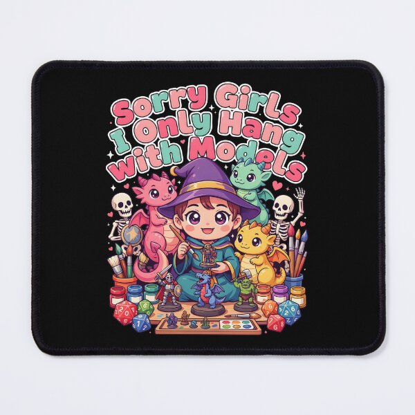 Item preview, Sorry Girls I Only Hang with Models Funny Hobby Quote for Tabletop Gamers designed and sold by Redgiant87x.