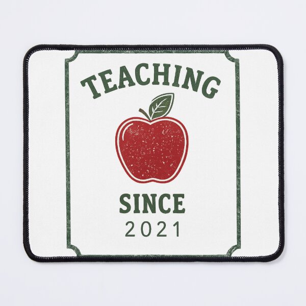Item preview, Teaching Since 2021 Vintage Apple Badge Teacher designed and sold by Worn & Witty.