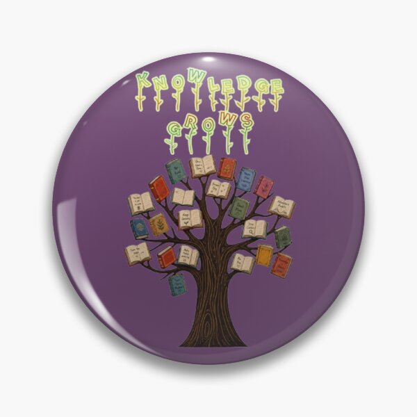 Item preview, Knowledge Grows Retro Aesthetic Literary Tree Design designed and sold by Miheerala.