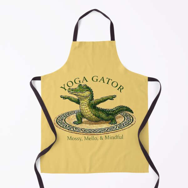 Item preview, Yoga Gator: Mossy designed and sold by Finding Source Designs.