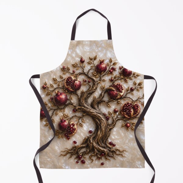 Item preview, Tree of Life with Pomegranates | 3D Relief Art designed and sold by TammyHunterArt.