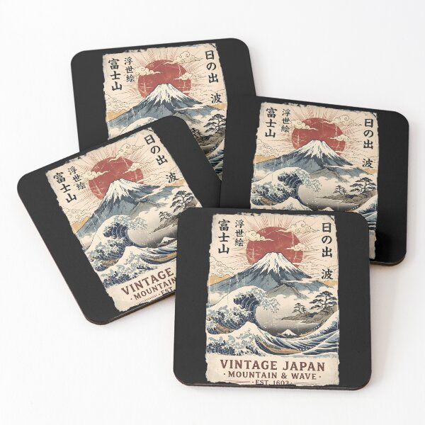 Item preview, Tokyo Japanese Wave Mount Fuji Ukiyo-e Art designed and sold by ART ATTACK ZONE.