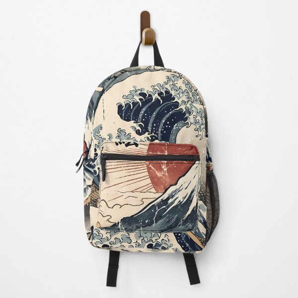 Item preview, Tokyo Japanese Wave Mount Fuji Ukiyo-e Art designed and sold by ART ATTACK ZONE.