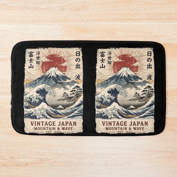 Item preview, Tokyo Japanese Wave Mount Fuji Ukiyo-e Art designed and sold by ART ATTACK ZONE.