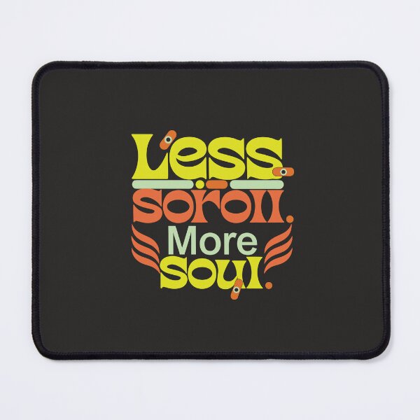 Item preview, Less Scroll More Soul – Mindful Living Typography Design designed and sold by Amsafjol.
