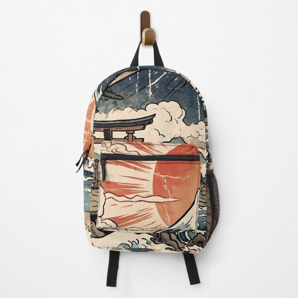 Item preview, Osaka Japanese Wave Mount Fuji Ukiyo-e Art designed and sold by ART ATTACK ZONE.