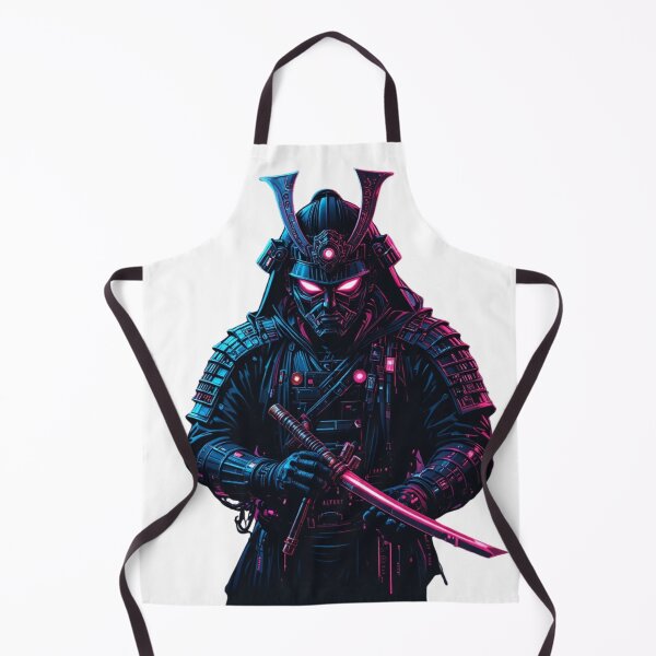 Item preview, Cyber Neon Samurai Warrior Art designed and sold by Nova-bloom.