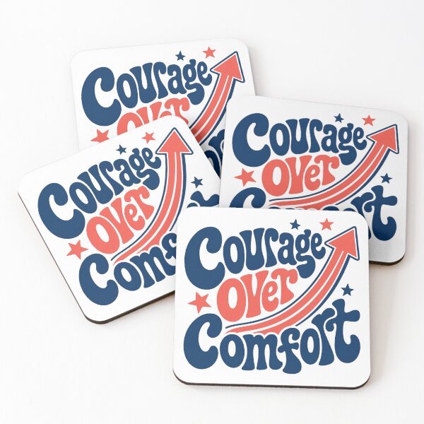 Item preview, Courage Over Comfort designed and sold by GrooveAndGlow.