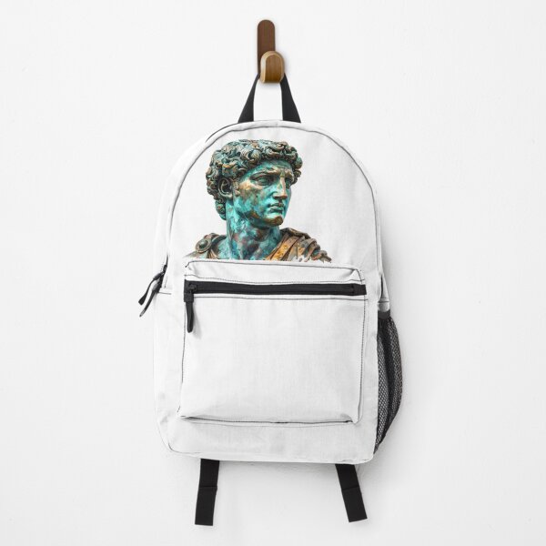 Item preview, Metallic Greek Bust Statue Illustration designed and sold by BetweenForms.