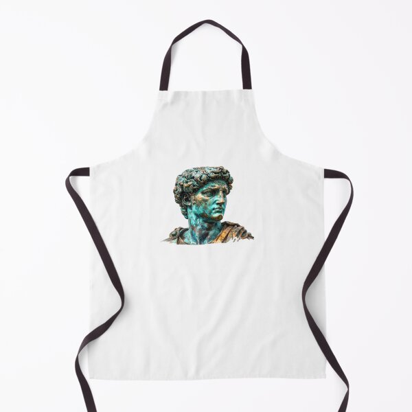 Item preview, Metallic Greek Bust Statue Illustration designed and sold by BetweenForms.