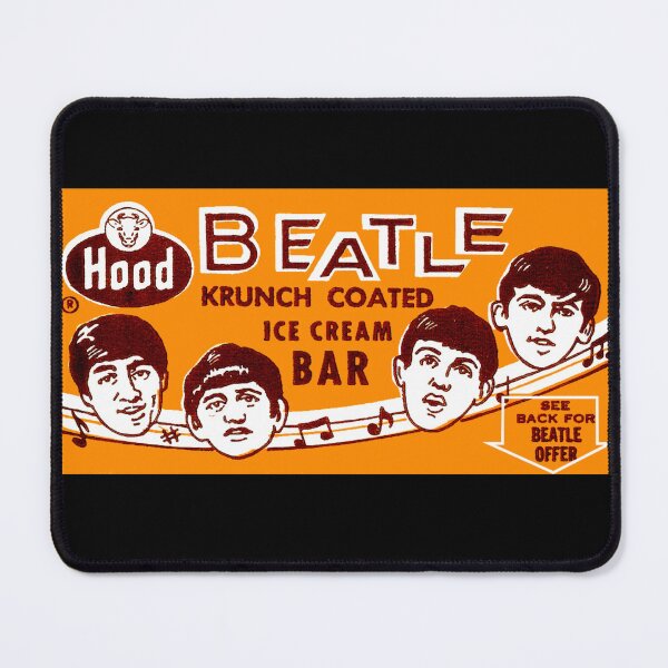 Item preview, The Beatles Ice Cream wrapper designed and sold by The Retromotel.