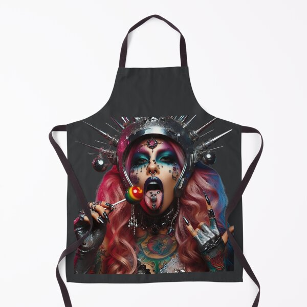 Item preview, Cyber Punk Licking Rainbow Lollipop designed and sold by Voodoo Store Paranormal Collections.