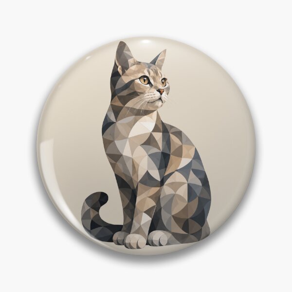 Item preview, Abstract Geometric Cat  designed and sold by the-TeeSpark.