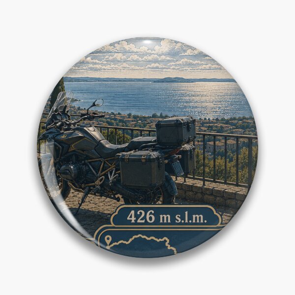 Item preview, Lago di Bolsena - Italy Sticker designed and sold by Collect the Roads.