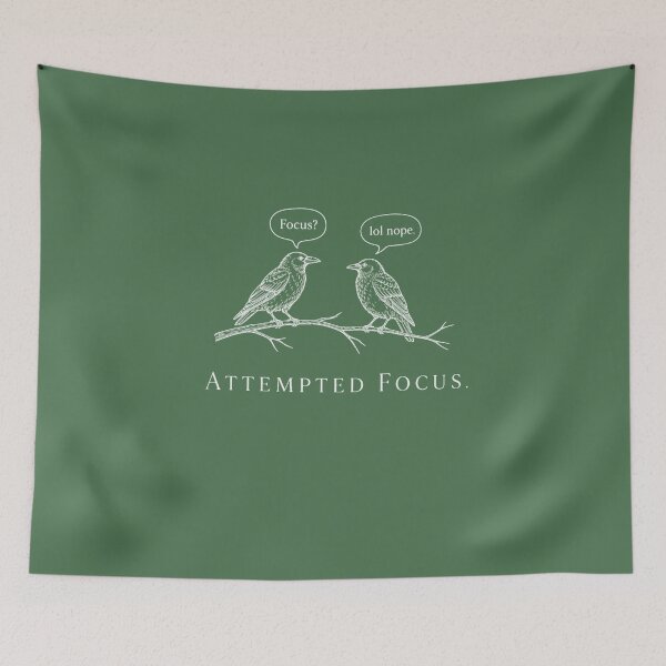 Item preview, Attempted Focus Direct Parody Style ADHD Humor t-shirt designed and sold by Mosidrip.