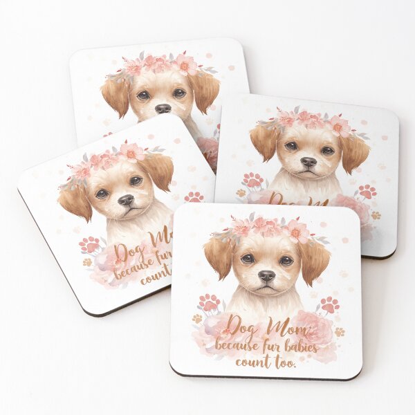 Item preview, Dog Mom Because Fur Babies Count Too designed and sold by CozyMomDesign.