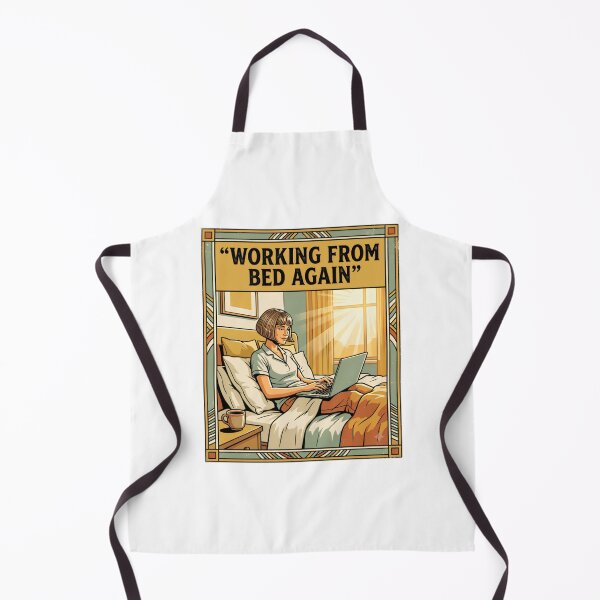 Item preview, Retro Bed Office Travel Poster for Remote Workers designed and sold by urbinet.