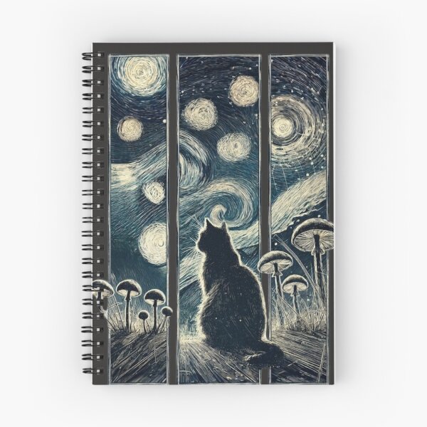 Item preview, Starry Night Cat Design designed and sold by Reverie & Roses.