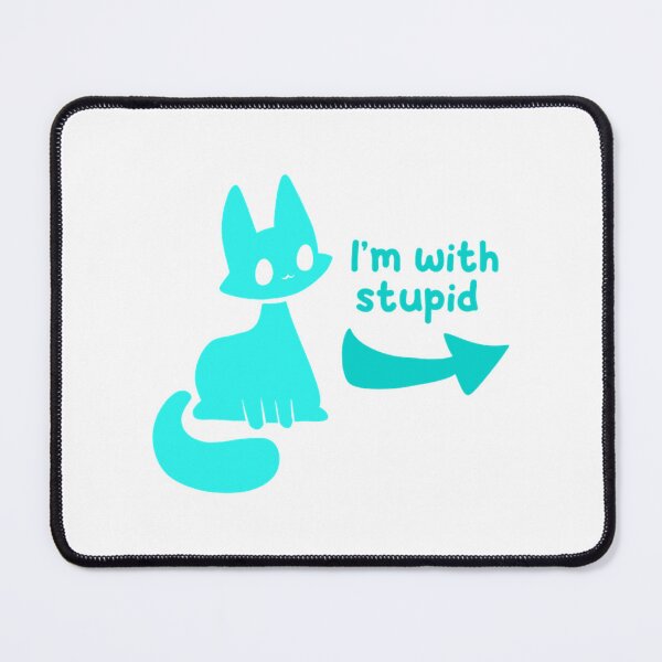 Item preview, I'm With Silly Cat designed and sold by KryzcutStudios.