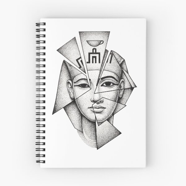 Item preview, Egyptian Goddess Head Fragmented Ancient Marble Style Design designed and sold by EmpireAnthem.