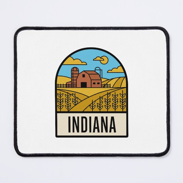 Item preview, Minimalist Indiana Farmland Farmhouse Retro Sunburst Graphic designed and sold by Paper Drip.