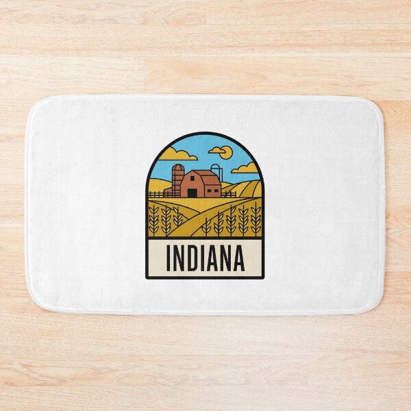 Item preview, Minimalist Indiana Farmland Farmhouse Retro Sunburst Graphic designed and sold by Paper Drip.