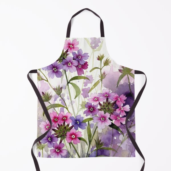 Item preview, Watercolor Woodland Phlox Flowers - Botanical Wildflower Illustration designed and sold by Darlin8888.