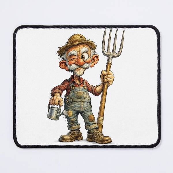Item preview, Funny Farmer designed and sold by AlexLineArt.