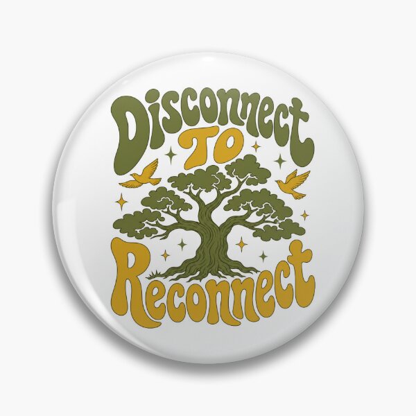Item preview, Disconnect To Reconnect designed and sold by GrooveAndGlow.