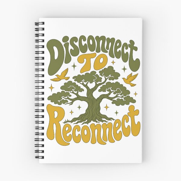 Item preview, Disconnect To Reconnect designed and sold by GrooveAndGlow.