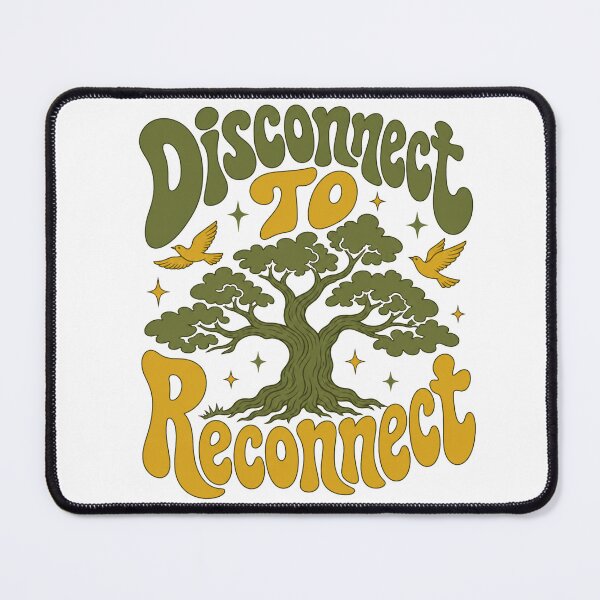 Item preview, Disconnect To Reconnect designed and sold by GrooveAndGlow.