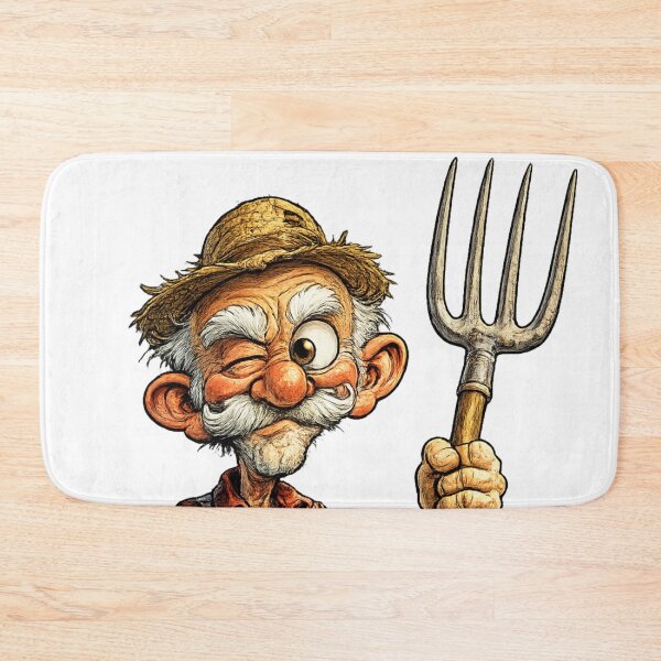 Item preview, Funny Farmer designed and sold by AlexLineArt.