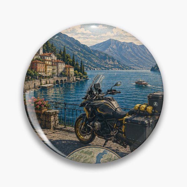 Item preview, Lago di Como - Como - Italy Sticker designed and sold by Collect the Roads.
