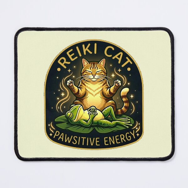 Item preview, Reiki Cat: Pawsitive Energy designed and sold by Finding Source Designs.
